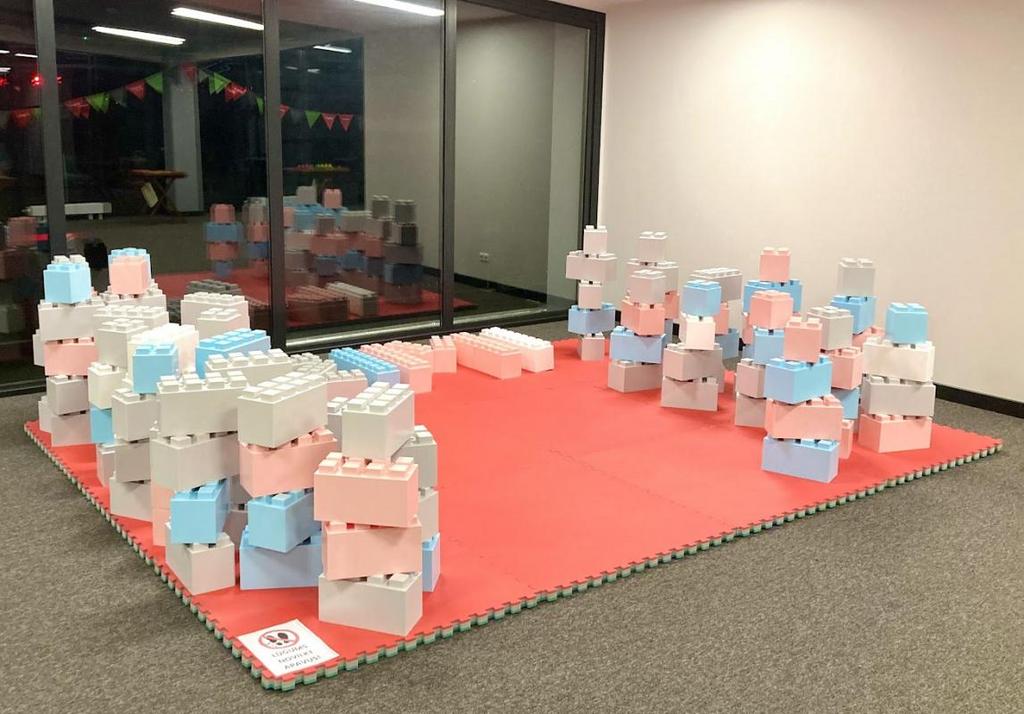 "EVERBLOCKS" Kluči - rotaļu laukums 140 gab