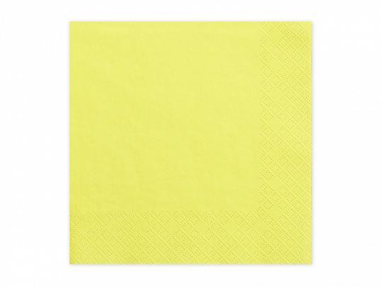 Salvetes dzeltenas, 33x33 cm, 20 gab