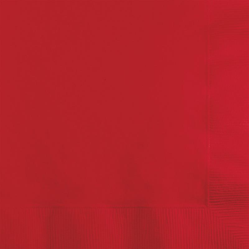 Salvetes sarkanas 33x33 cm, 20 gab