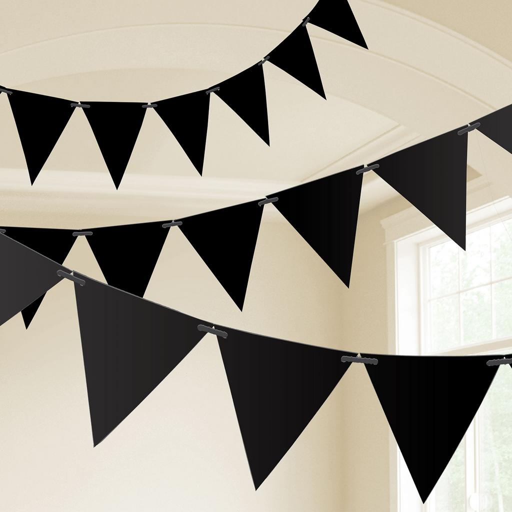 Karodziņu virtene, melna, 10 m