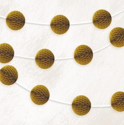 Burbulu vītne zelta, 2,13 m