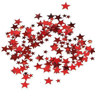 Konfeti sarkanas zvaigznītes, 14 gr.