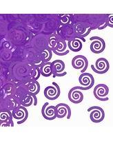 Konfeti lilla spirales, 14 gr.