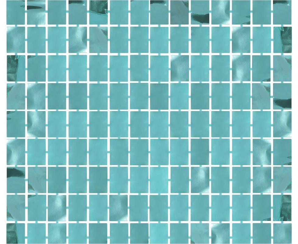 Gaiši zili folija aizkari no plāksnēm, 100 x 200 cm