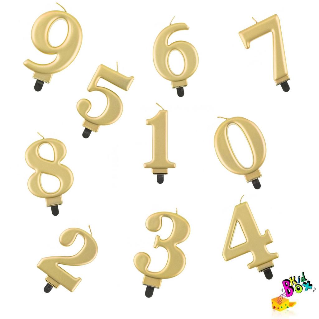 Zelta svecīte - cipars