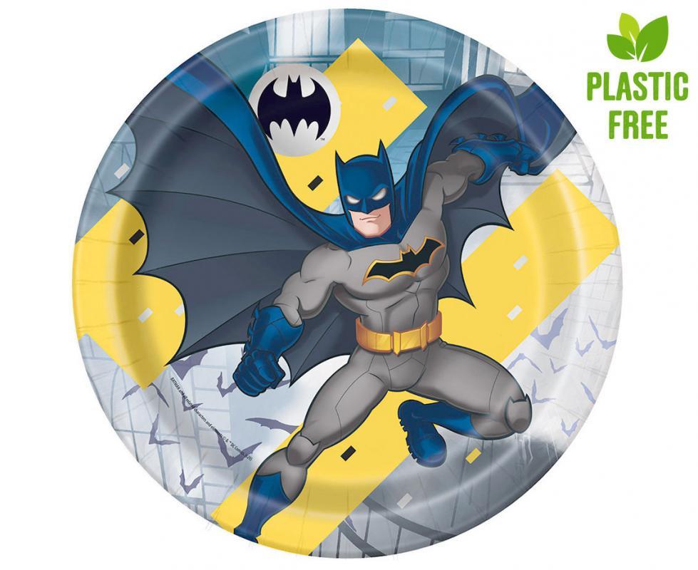 Šķīvji "Betmens" 23 cm, 8 gab