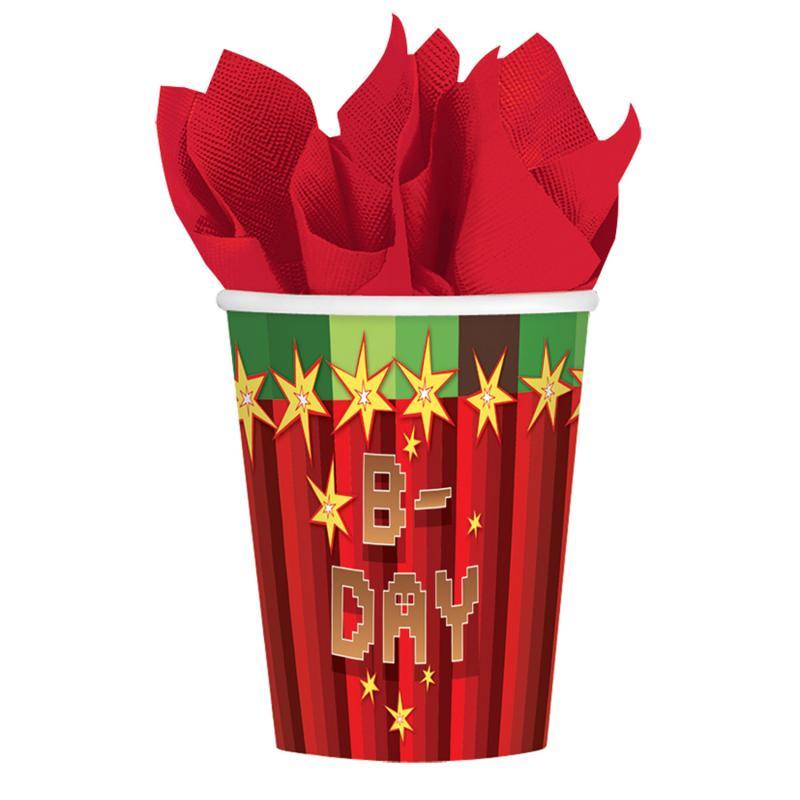 Glāzītes "Minecraft", 8 gab