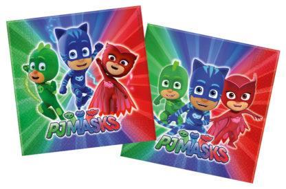Salvetes "PJ Masks" 33x33 cm, 20 gab