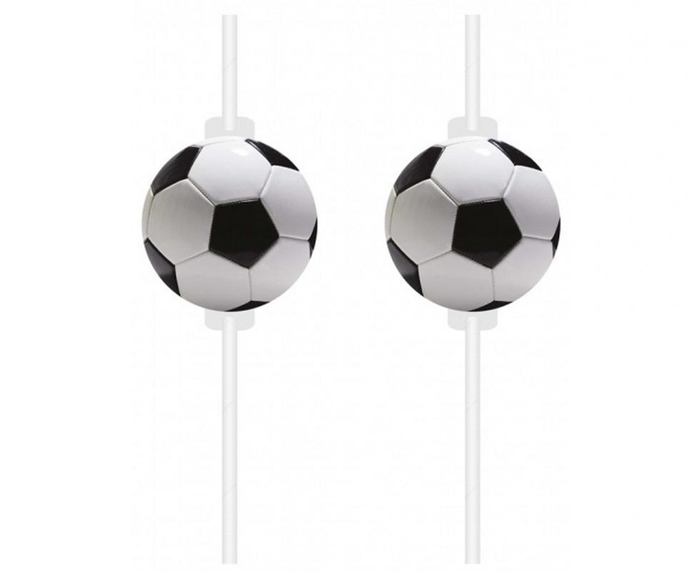 Kokteiļu salmiņi "Futbols" 8 gab