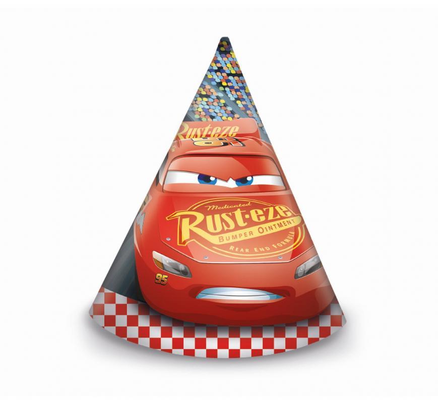 Svētku cepurītes "Cars" 6 gab