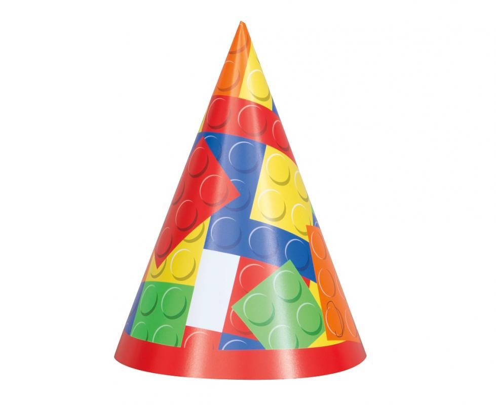 Svētku cepurītes "Lego" 8 gab
