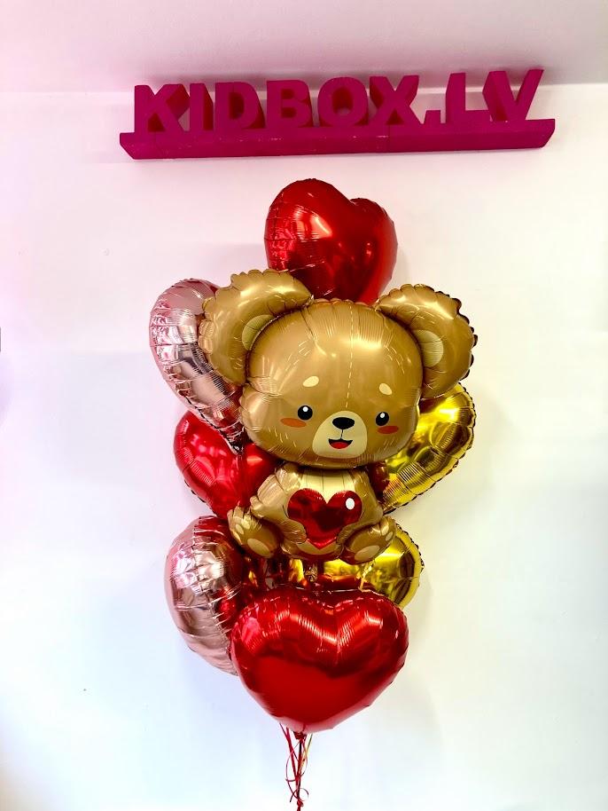 Balonu kompozīcija Teddy Bear Big