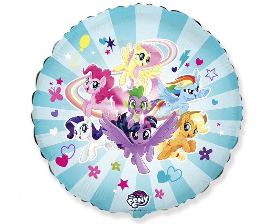 Folijas balons "My Little Pony Team", 45 cm