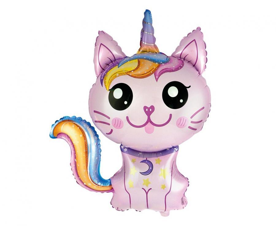 Folijas balons "Cat Unicorn" 70 cm