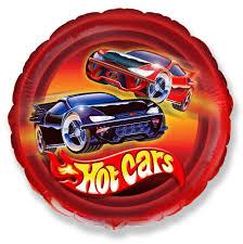 Folijas balons "Hot Cars" 45 cm