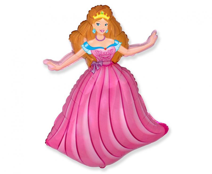 Folijas balons "Princess Pink", 60 cm