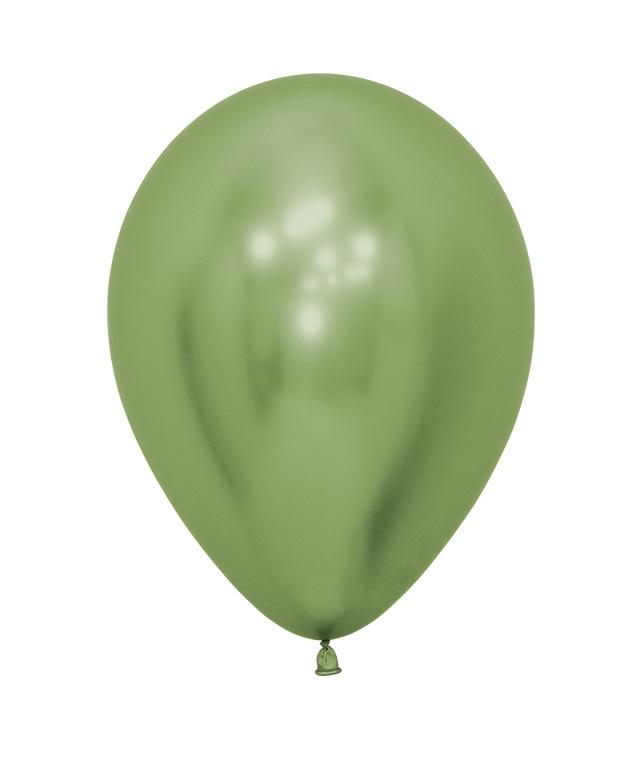 Hromēts lateksa balons olīvkrāsas, 1 gab