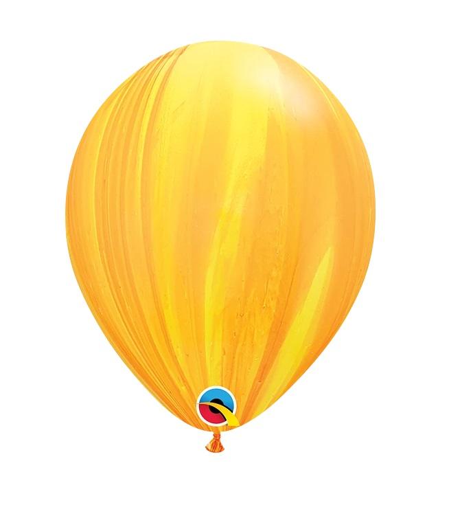 Agate lateksa balons dzeltens, 1 gab