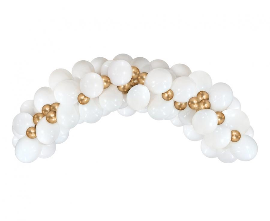 Balonu virtene "Balta/zelta"