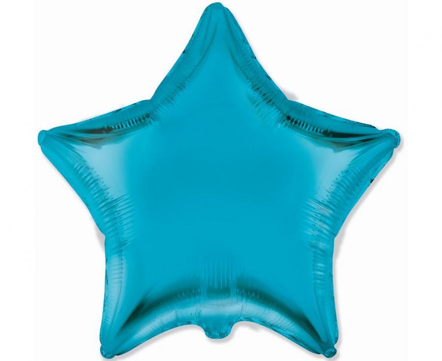 Folijas balons "Zvaigzne" debeszils, 45 cm