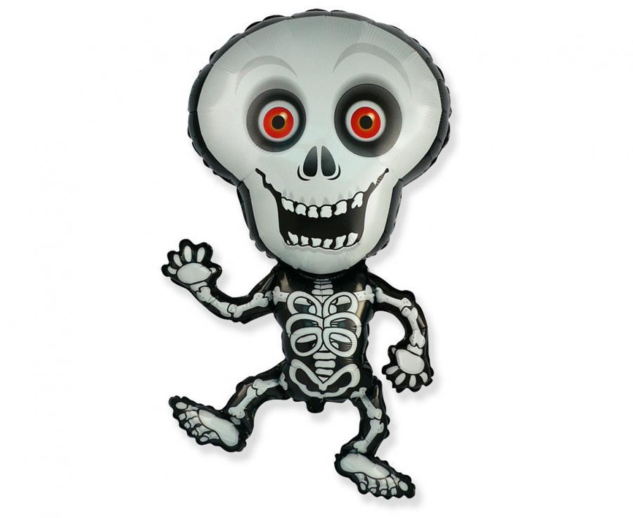 Folija balons "Jautrais skelets", 60 cm