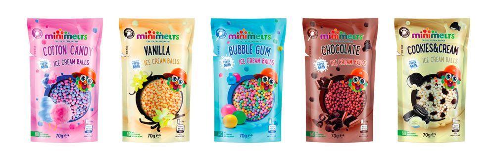 MiniMelts saldējuma bumbiņas, L komplekts