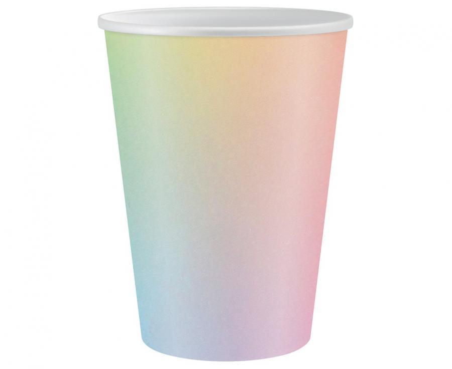 Glāzītes pasteļtoņu, 266 ml, 6 gab