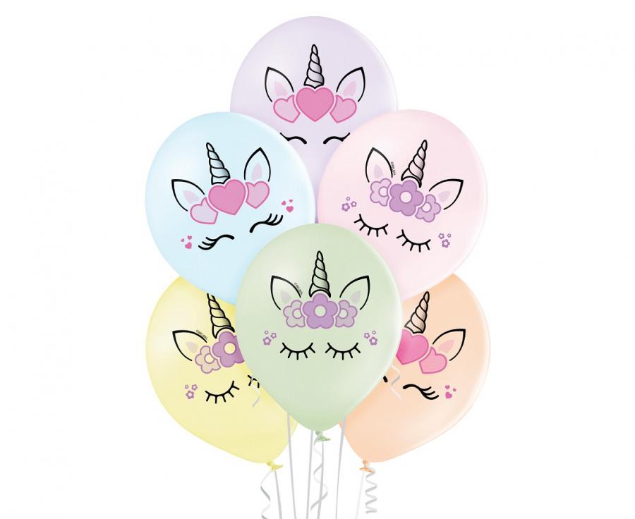 Lateksa baloni "Unicorn Heads ", 1 gab