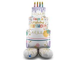 Balons stāvošs "Torte", 123 cm