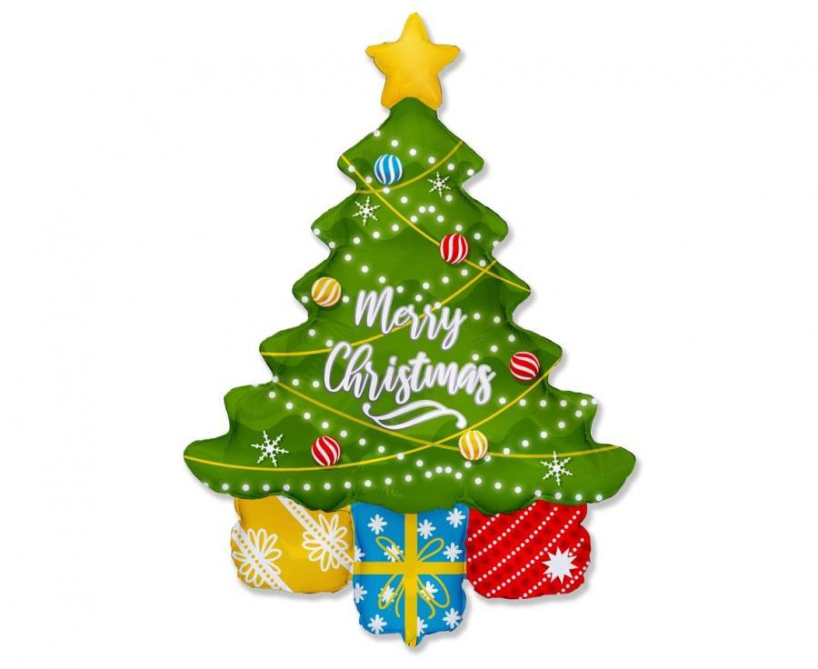 Folijas balons "Eglīte", 68 cm