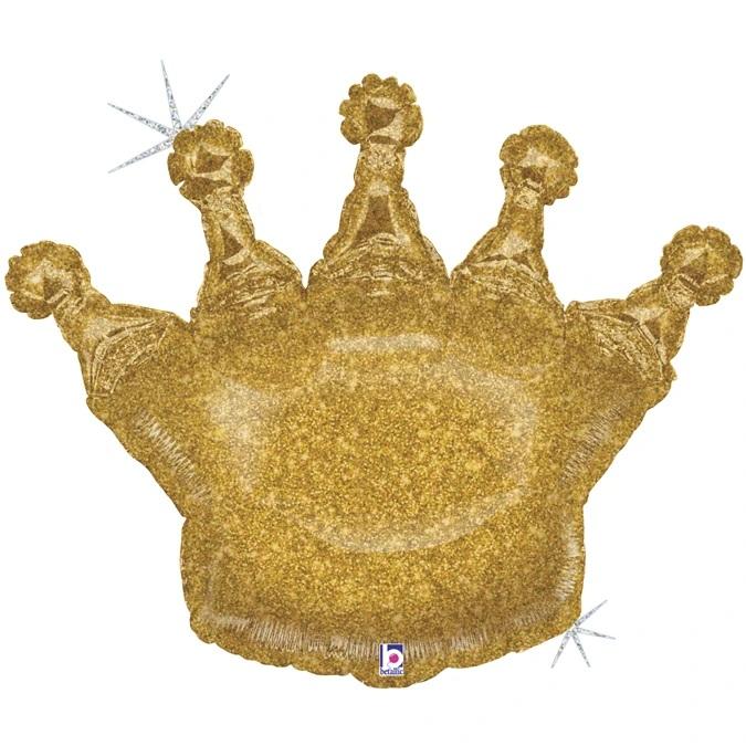 Folijas balons "Gold Crown" 76 cm
