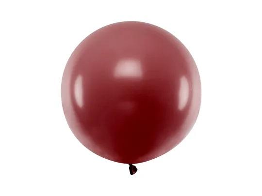 Lateksa balons burgundijas krāsā, 60 cm,  1 gab