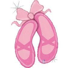 Folijas balons "Balerīnas kurpes", 102 cm