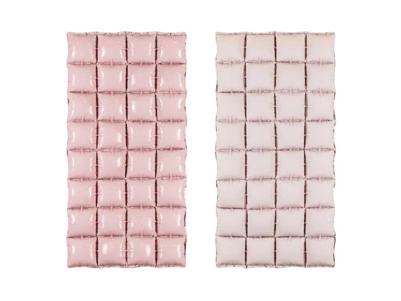 Folijas balona sienas dekorāciju segments, rozā, 55 x 110 cm