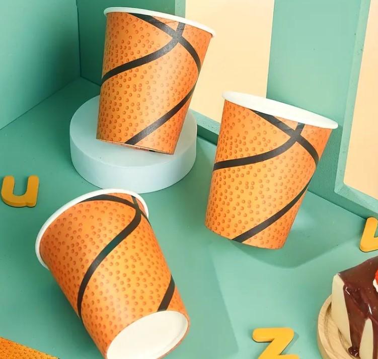 Glāzītes "Basketbols", 6 gab