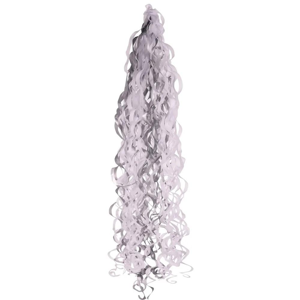 Balona bārkstis, sudraba/balts, 1 gab