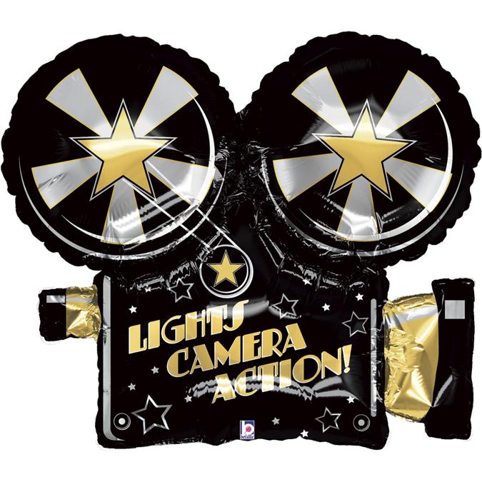 Balons "Light, camera, action!", 81 cm