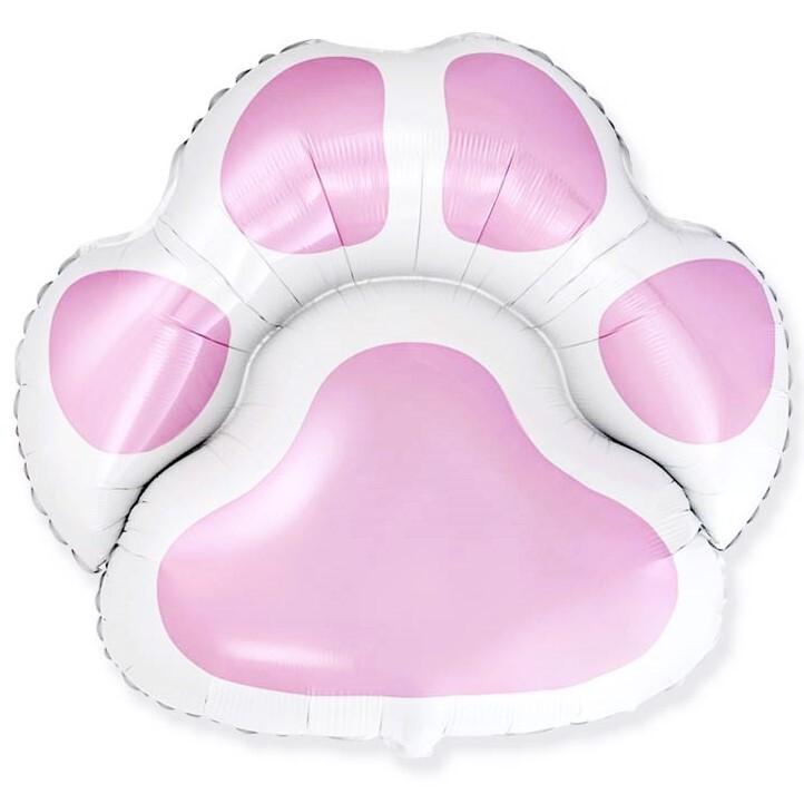 Balons "Rozā ķepa", 60 cm