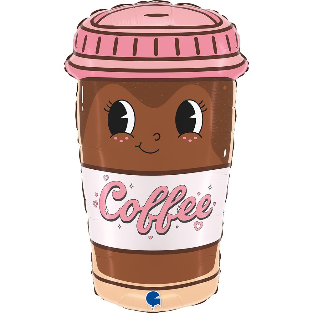 Folija balons "Cofee cup", 61 cm