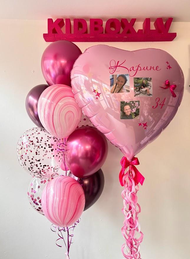 Balonu kompozīcija 90