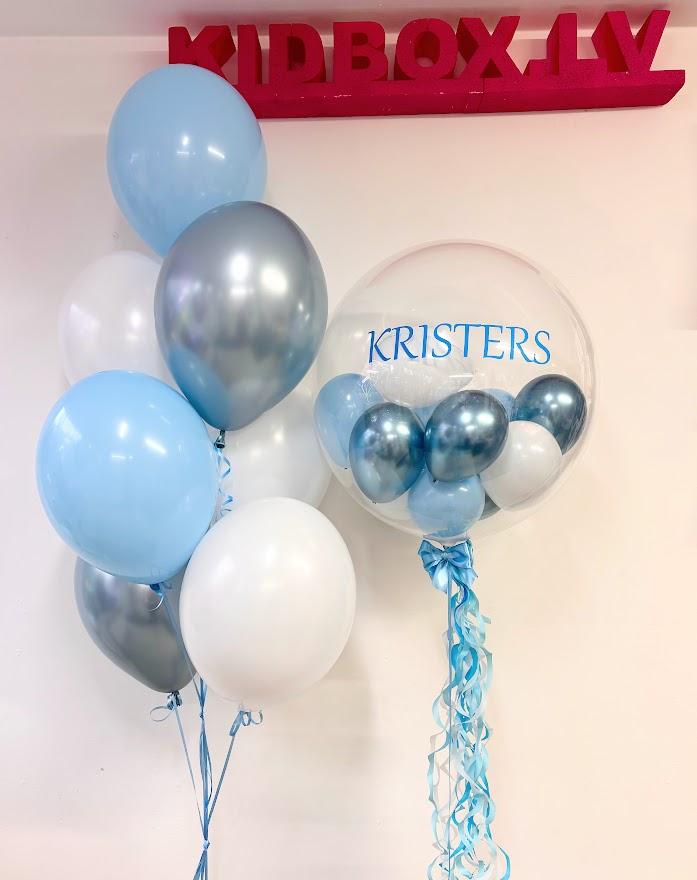 Balonu kompozīcija 123