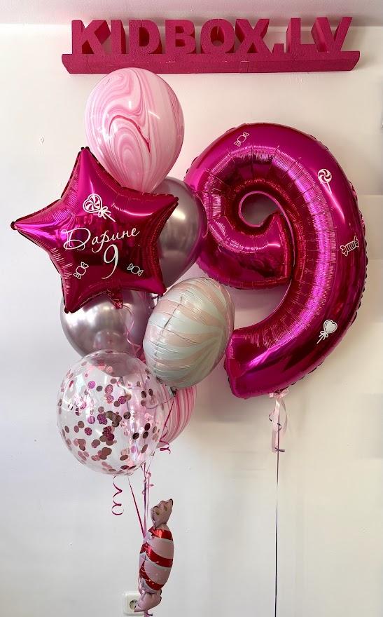 Balonu kompozīcija 132