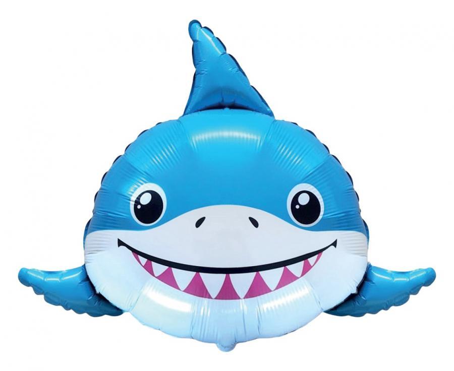 Folijas balons "Smiling Shark", 60 cm