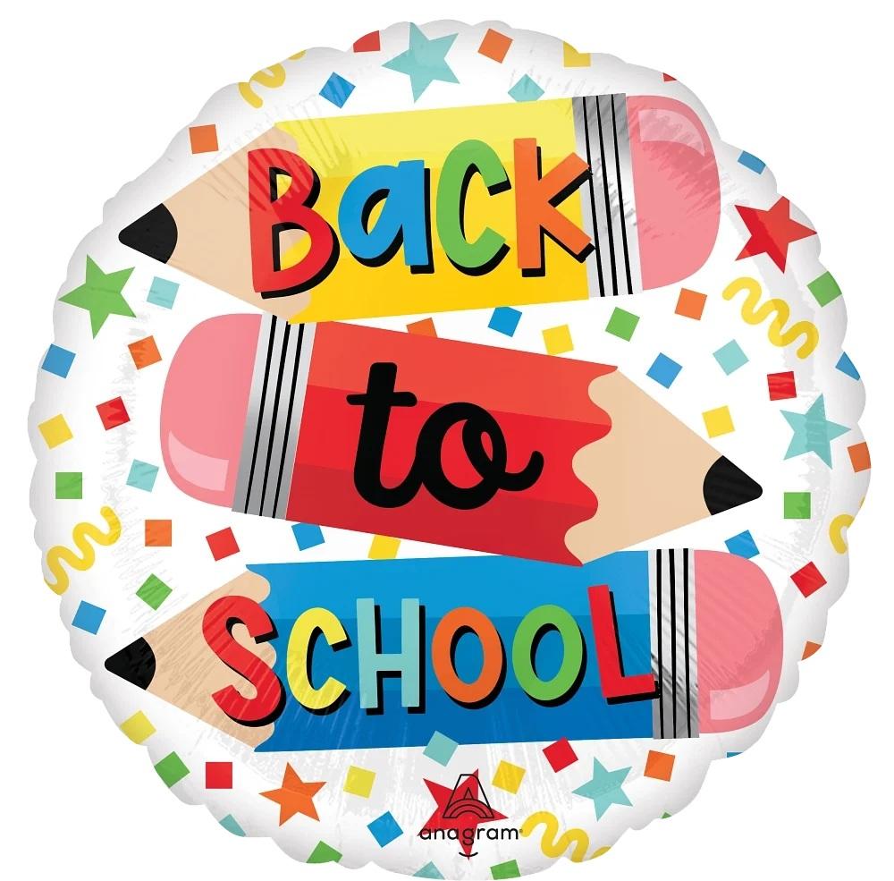 Folijas balons "Back to school", 45 cm