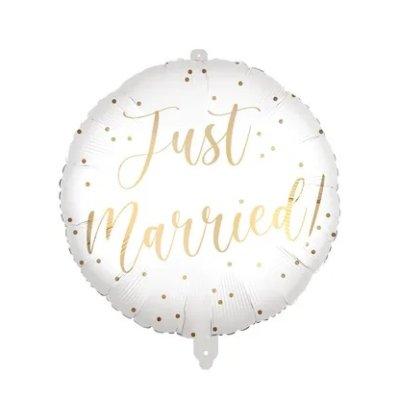 Folijas balons "Just Merried", 45 cm