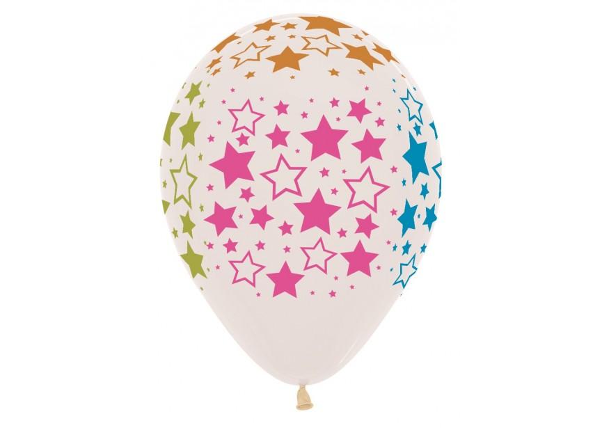 Lateksa baloni "zvaigznītes", 1 gab