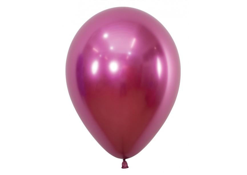 Hromēts lateksa balons "Reflex Fuksia" 1 gab