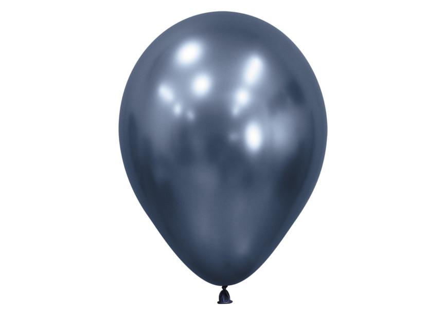 Hromēts lateksa balons "Reflex Galaxy Blue", 1 gab