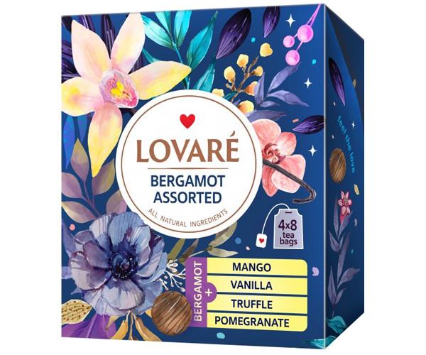 Чай Lovare чорний з бергамотом Bergamot Assorted 32 пак