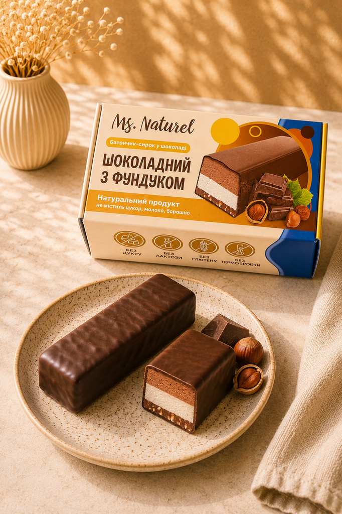 Батончик з  фундуком